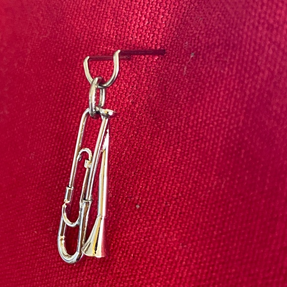 VTG I JMF I Sterling Trombone Horn Charm - Picture 12 of 14